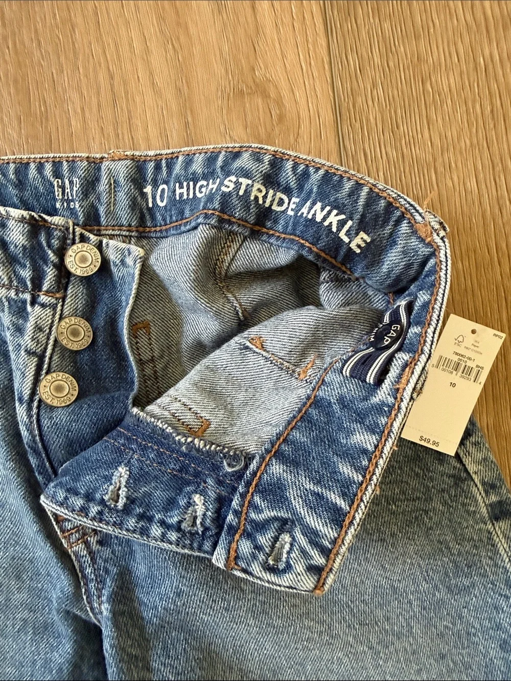 GAP: Girls Wide Leg Ankle Denim Jeans - NWT size 10